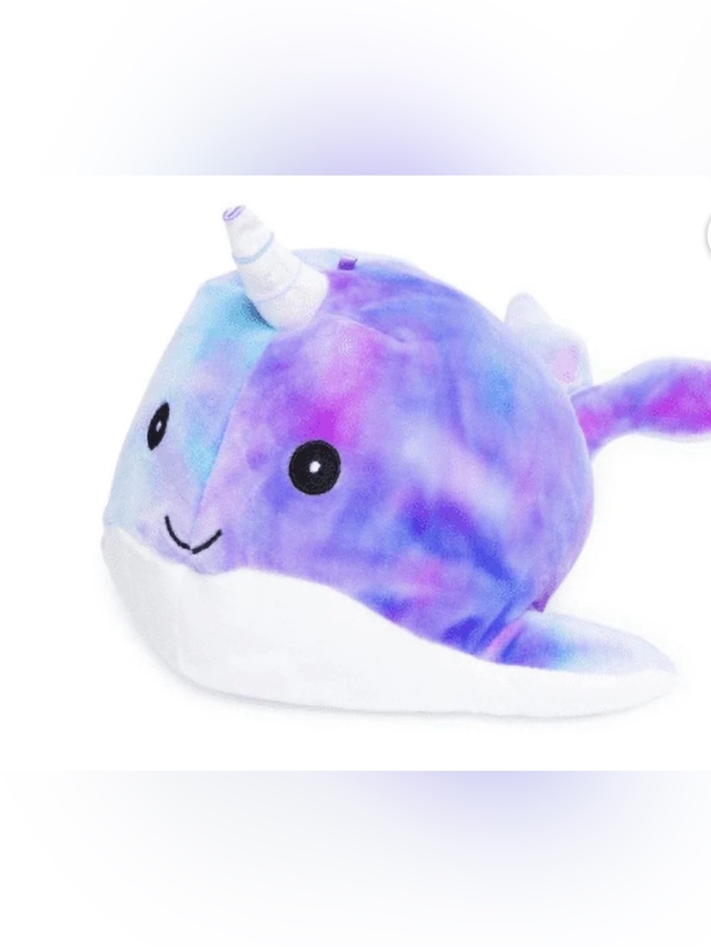 Hallie the tie dye Narwhal Squishmallows plush toy 8 inch